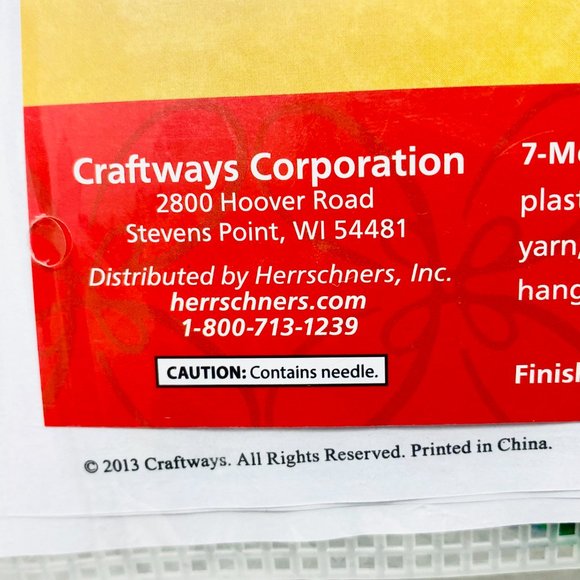 Craftwyas August Banner Plastic Canvas Kit - New/Sealed (2013) - Picture 5 of 7